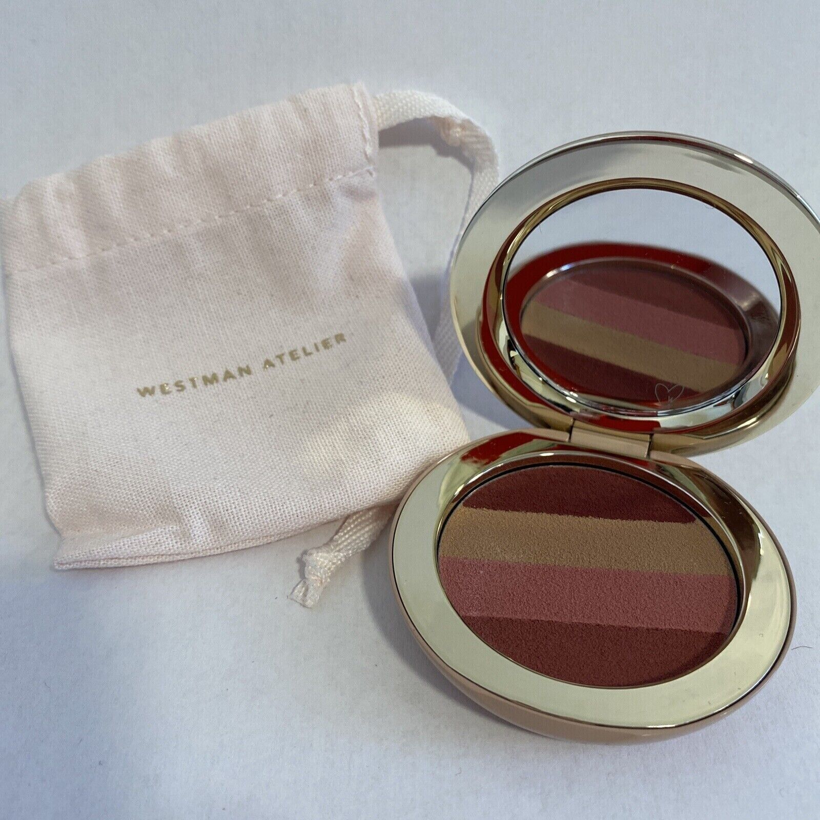Westman Atelier Lip Suede Huile De Cerise ~ Les Nudes~ Lipstick Palette .16oz