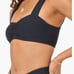L*Space Dani Ribbed Bikini Set, Top D Bottom Large, 216