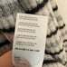 Anthropologie Saturday Sunday Hi-Lo Cowl Neck Sweater Women Size Medium Striped