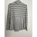 Anthropologie Saturday Sunday Hi-Lo Cowl Neck Sweater Women Size Medium Striped