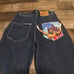 Vintage FUBU Platinum Muhammad Ali Jeans 30x33 Mens Baggy Straight Y2k HTF RARE