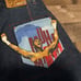 Vintage FUBU Platinum Muhammad Ali Jeans 30x33 Mens Baggy Straight Y2k HTF RARE