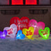 6 Foot Long Valentine's Day Inflatable Love Hearts