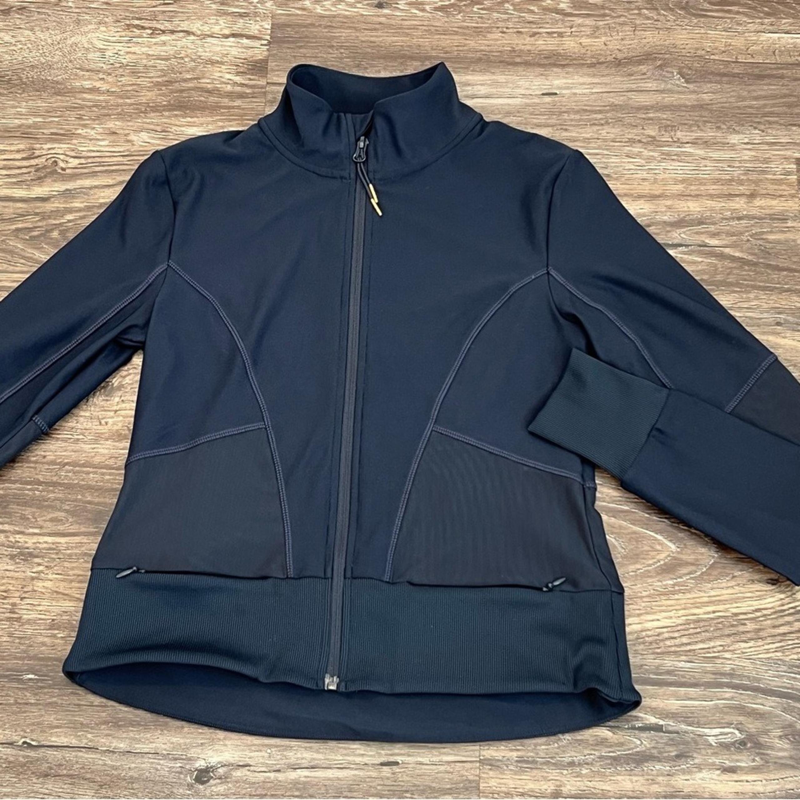 Mondetta Women's Navy Zip Up Athletic Jacket Size Small