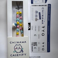 Chiikawa CASETiFY smartphone strap entrance ticket airplane