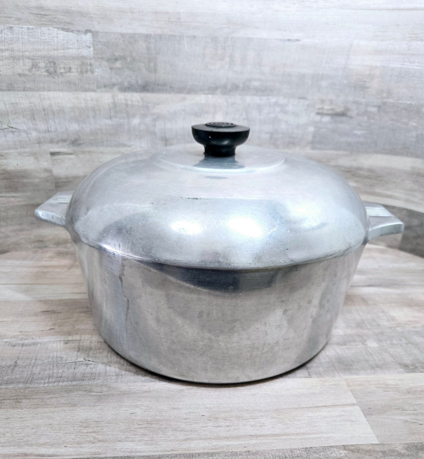 Vintage Wagner Ware Magnalite 5qt Round Dutch Oven Pot 4248-P