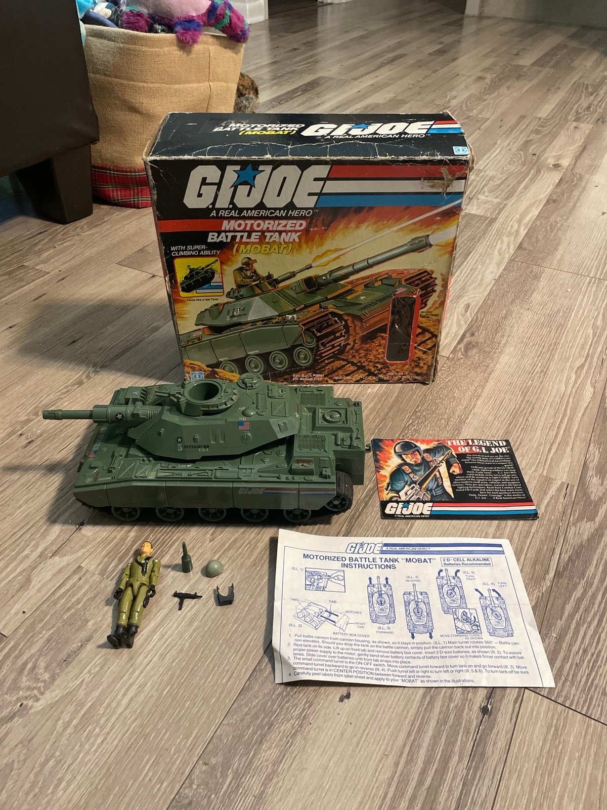 1982 G.I. Joe Mobat w Steeler (read)