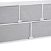 5-Drawer Storage Organizer, White