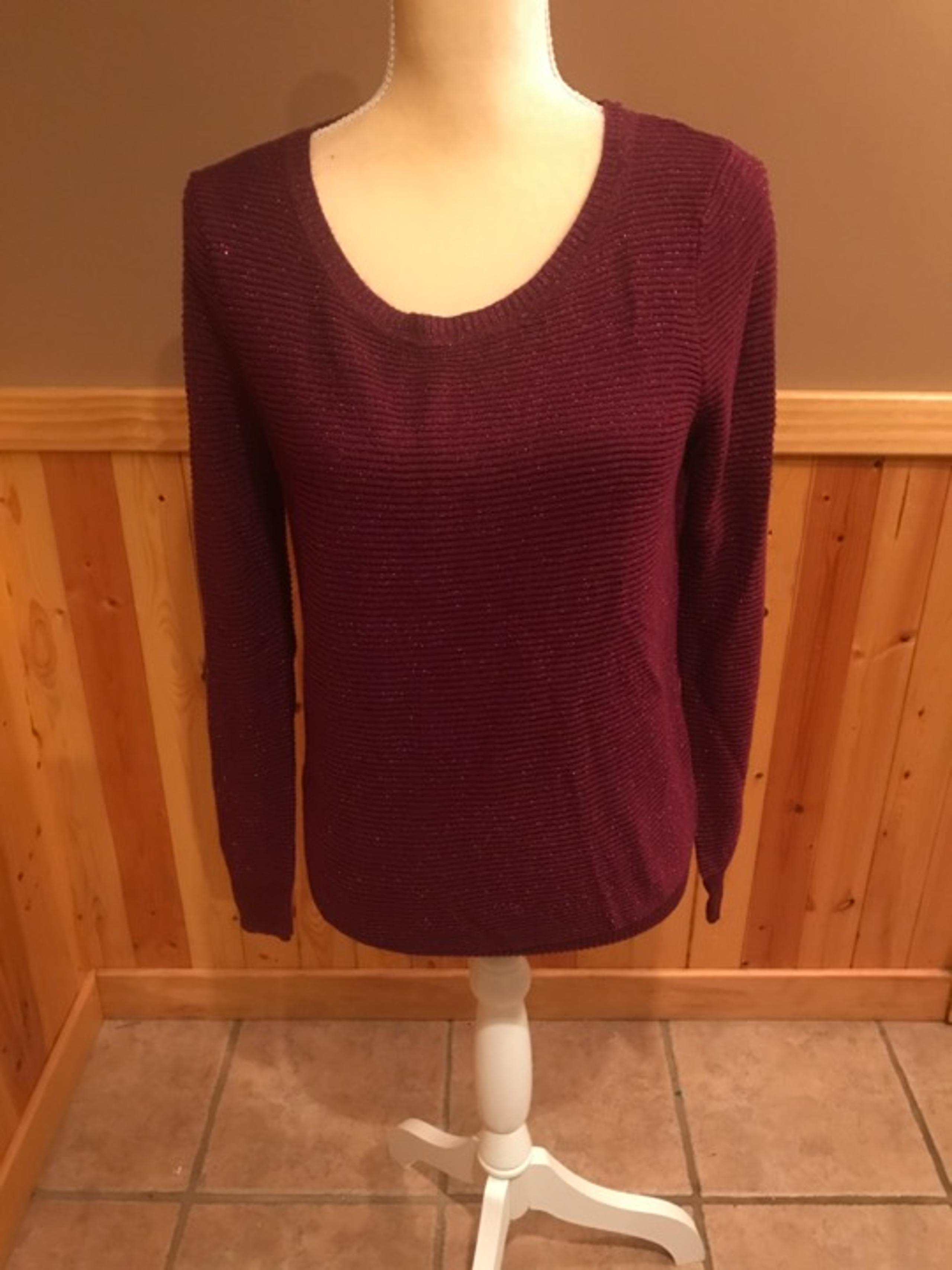 I JEANS BY BUFFALO wine sparkle top