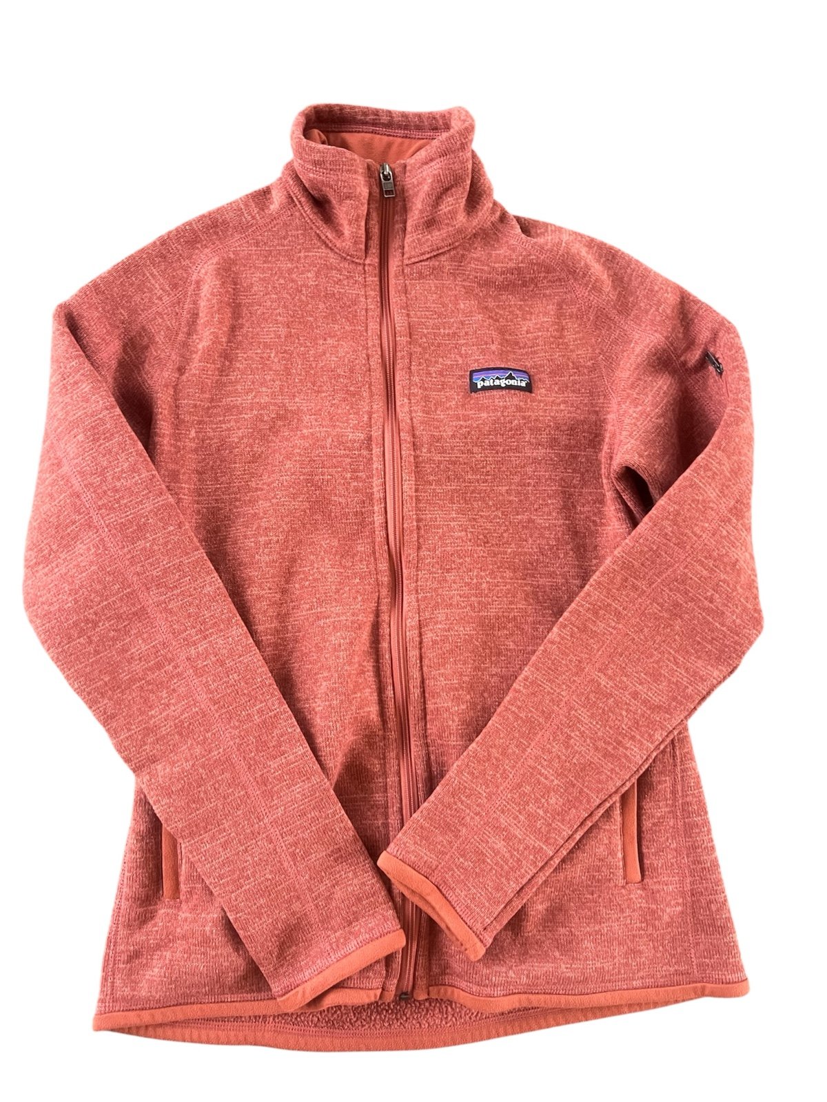 Patagonia women’s rust orange Full-Zip Better Sweater Jacket size Small