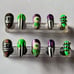 Glow in the dark beetle juice press on nails