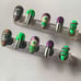 Glow in the dark beetle juice press on nails