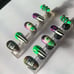Glow in the dark beetle juice press on nails