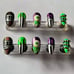 Glow in the dark beetle juice press on nails