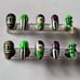 Glow in the dark beetle juice press on nails