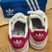 Brand new with tags, Adidas Stan Smith, white/pink, size 23.5cm.