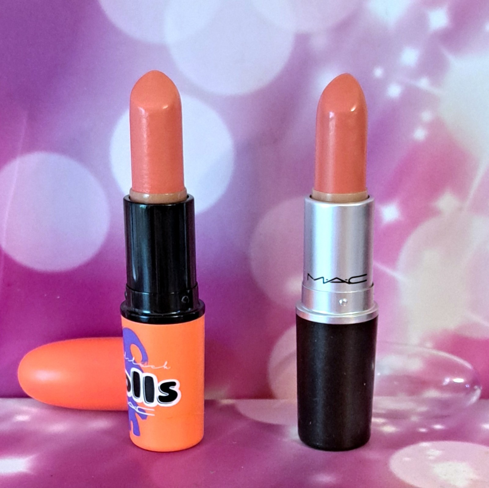 LOT × 2 MAC Satin Lipstick Sushi Kiss