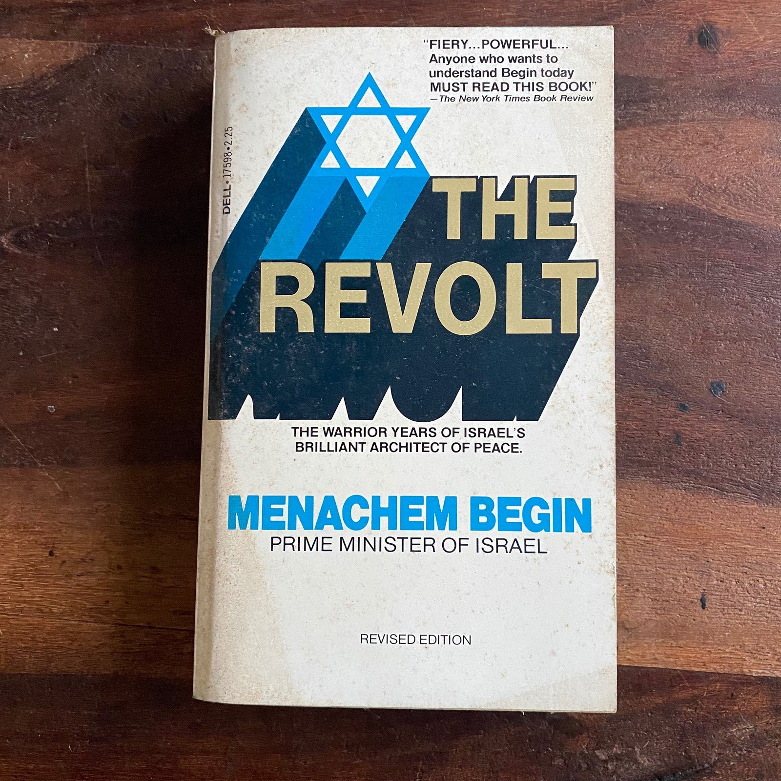 The Revolt by Menachem Begin Paperback 1978