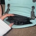 NWT Kurt Geiger Mini London Kingston in crystal butterfly design