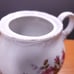 Moss Rose Tea Set 3 Piece Pot Sugar Bowl Creamer Pink Roses Full Size Victorian