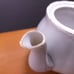 Moss Rose Tea Set 3 Piece Pot Sugar Bowl Creamer Pink Roses Full Size Victorian