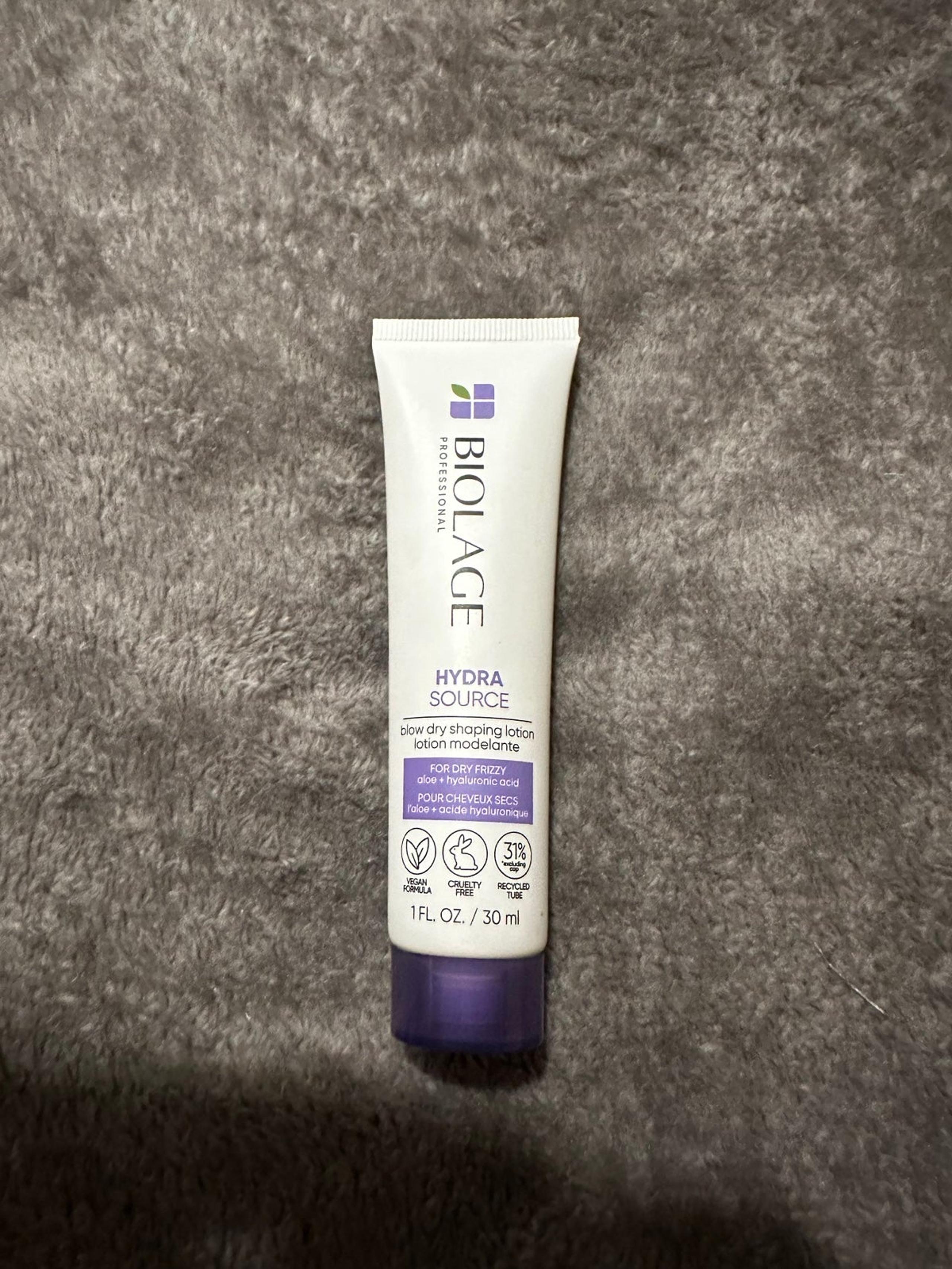Biolage  Hydra Source Blow Dry Shaping Lotion  30 ml