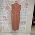 Chicos Black Label Women's Pink Faux Suede Sleeveless Midi Dress Size M 8/10 NWT