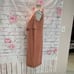 Chicos Black Label Women's Pink Faux Suede Sleeveless Midi Dress Size M 8/10 NWT