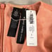 Chicos Black Label Women's Pink Faux Suede Sleeveless Midi Dress Size M 8/10 NWT