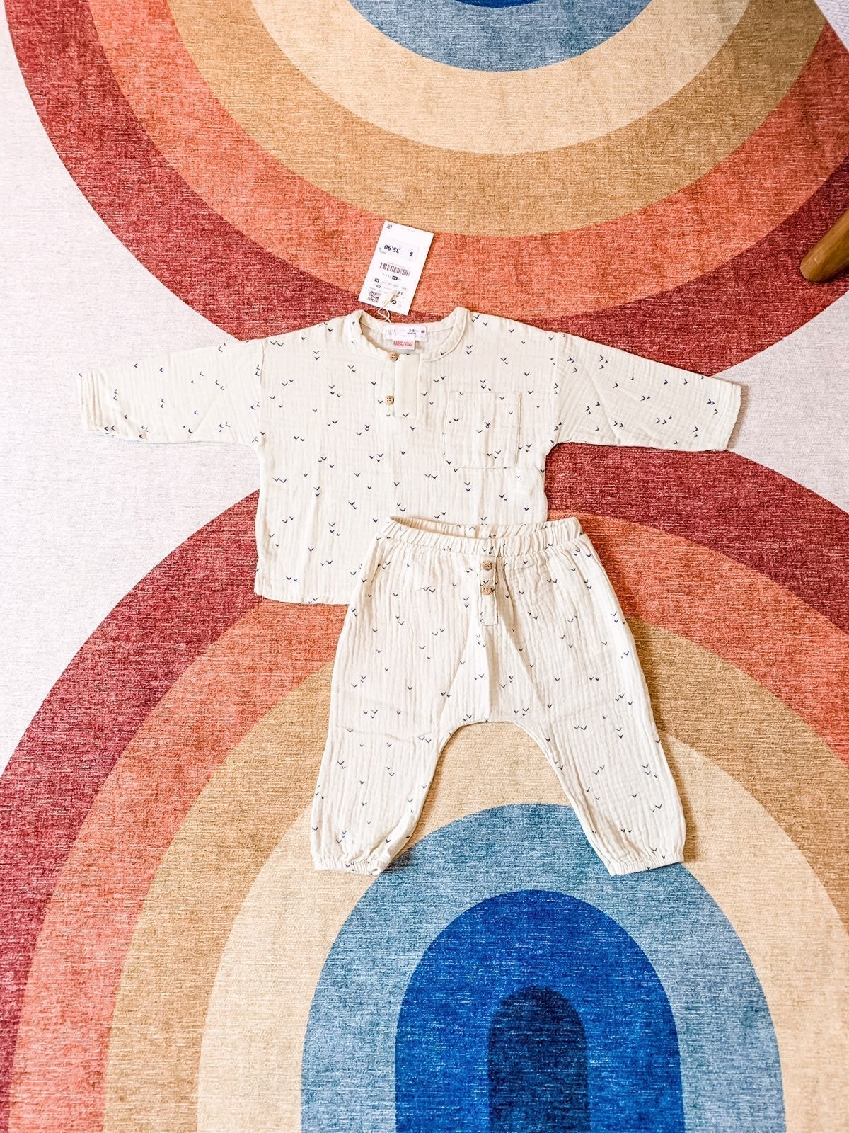 Zara Baby Textured Set 3-6M