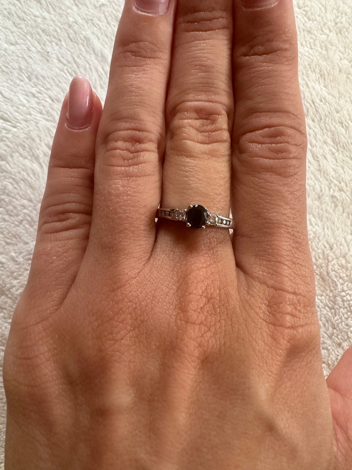 Sapphire/Diamond Ring