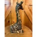La Vie ceramic mother giraffe patchwork design safari animal prints 1980s 11