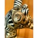 La Vie ceramic mother giraffe patchwork design safari animal prints 1980s 11