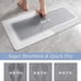 Bath Mat-Bathroom Mat Rug Non Slip Super Absorbent Stain Resistant, 17x27 inch