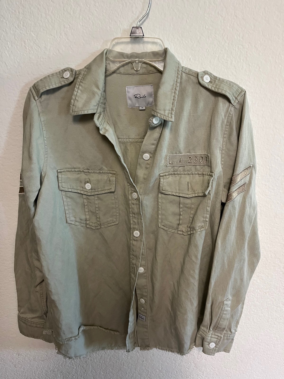 Rails Button Down Linen Shirt