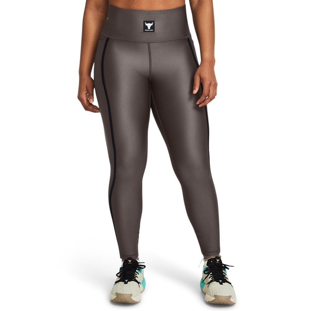 NWT Under Armour Project Rock High Rise Ankle Leggings Women's Size Large