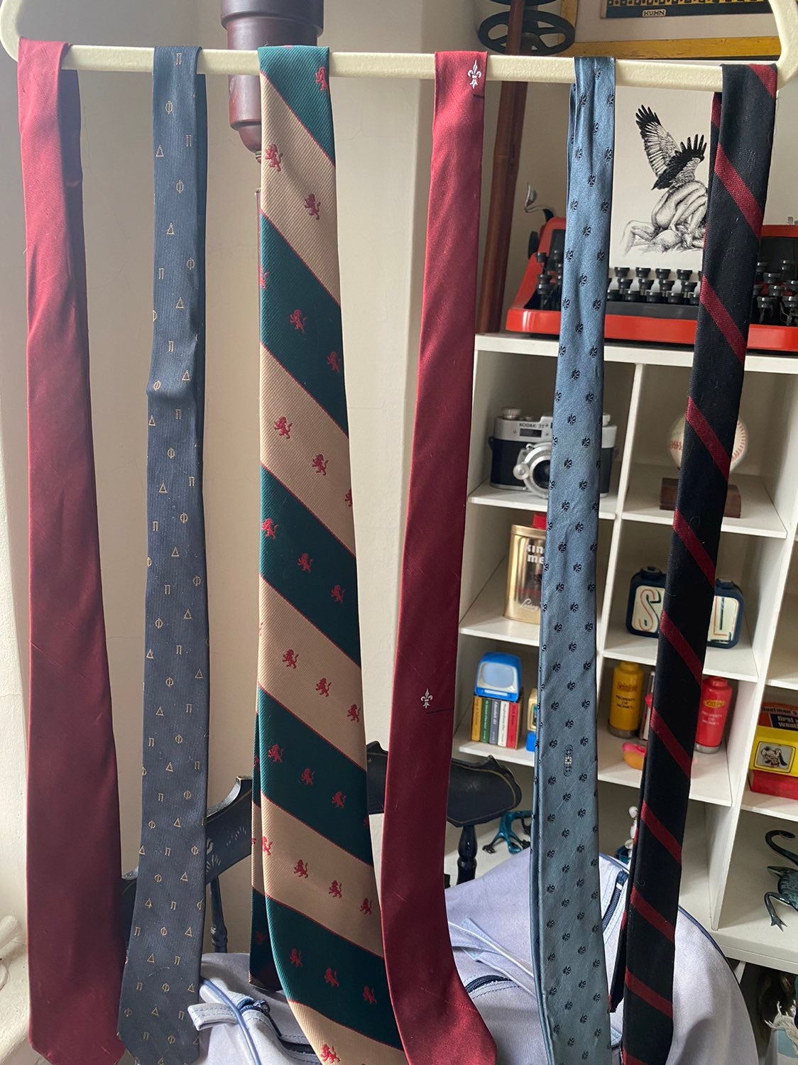 Vintage C.A. Gross Green Bay Men's Silk Ties