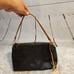 Valentina Black leather purse
