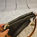 Valentina Black leather purse