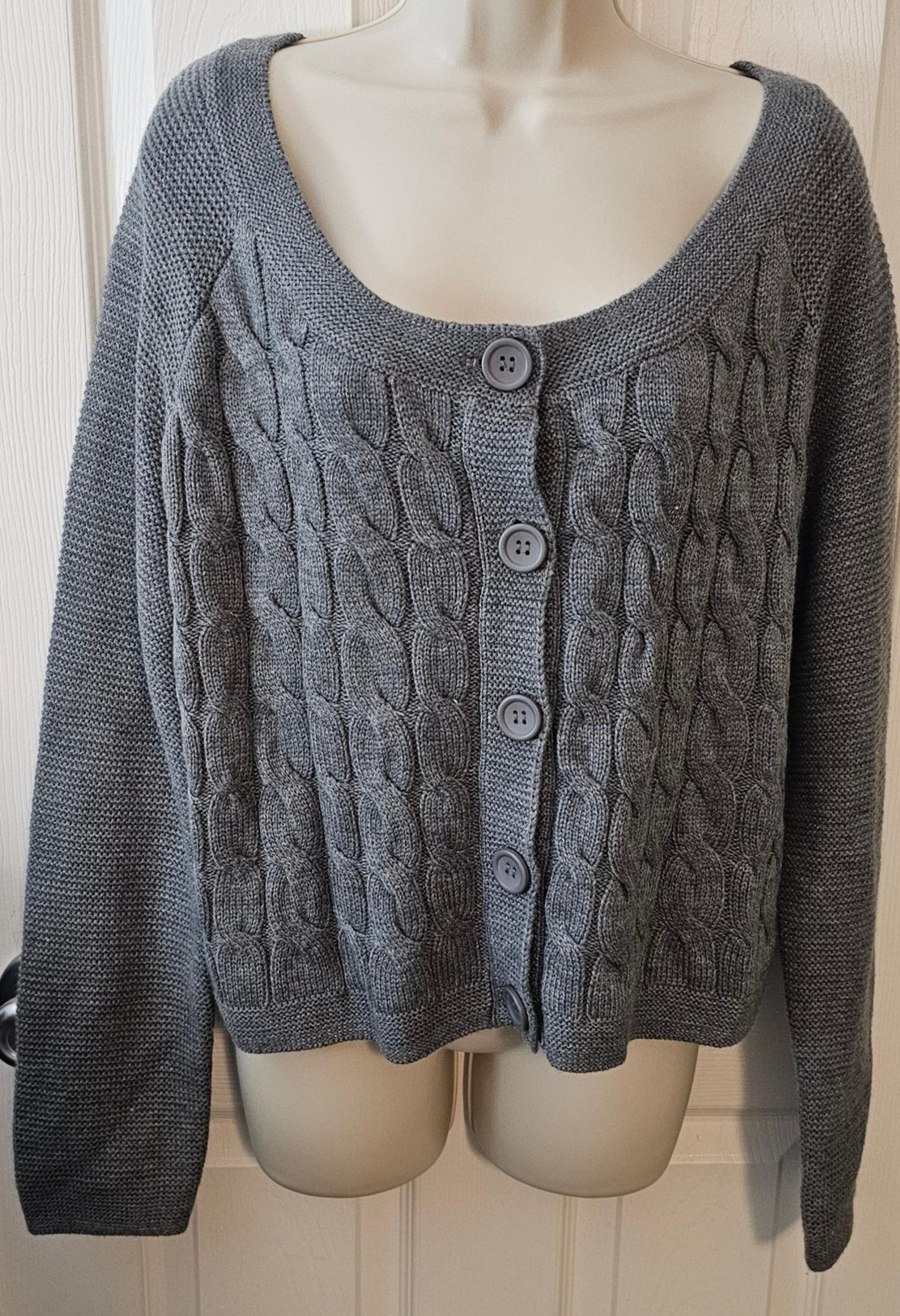 New York & Company Women's Grey Cardigan NWT XLarge