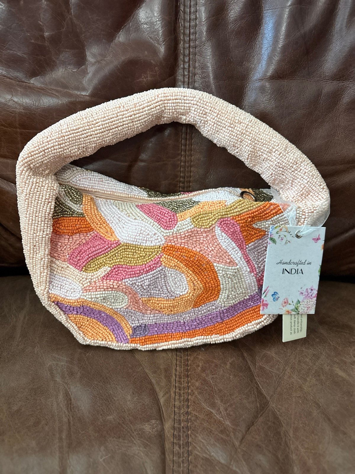 Viral! Beaded Colorful Bag~Made In India~BNWT