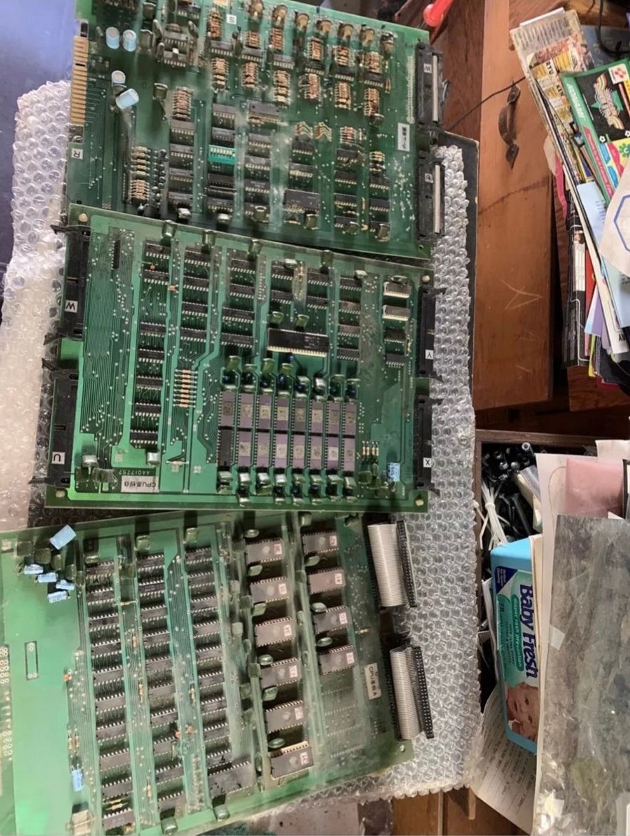Space Invaders 2 3 BOARD Set Pcb arcade video game part C79