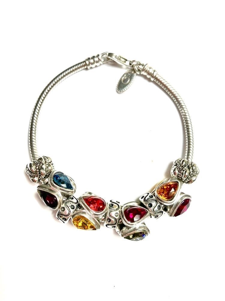 Sterling pandora bracelet/Nomades sterling charms