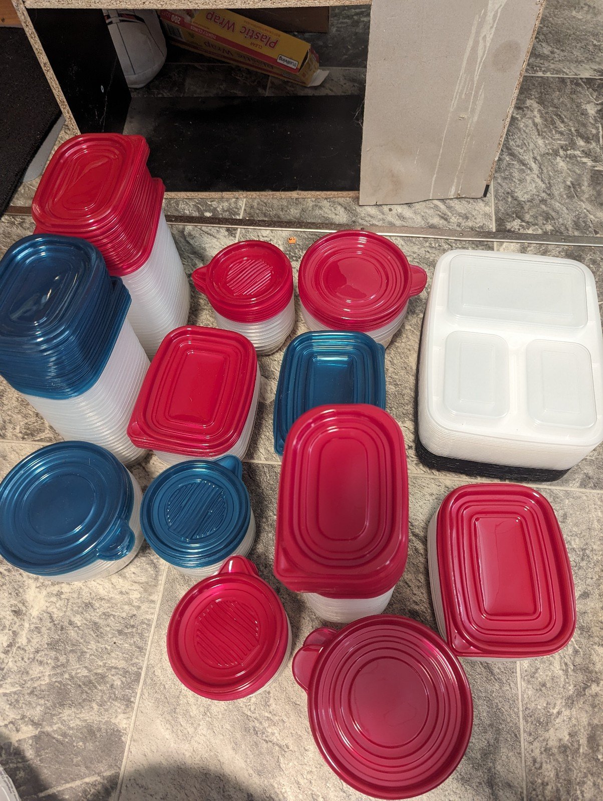 150 pc storage containers