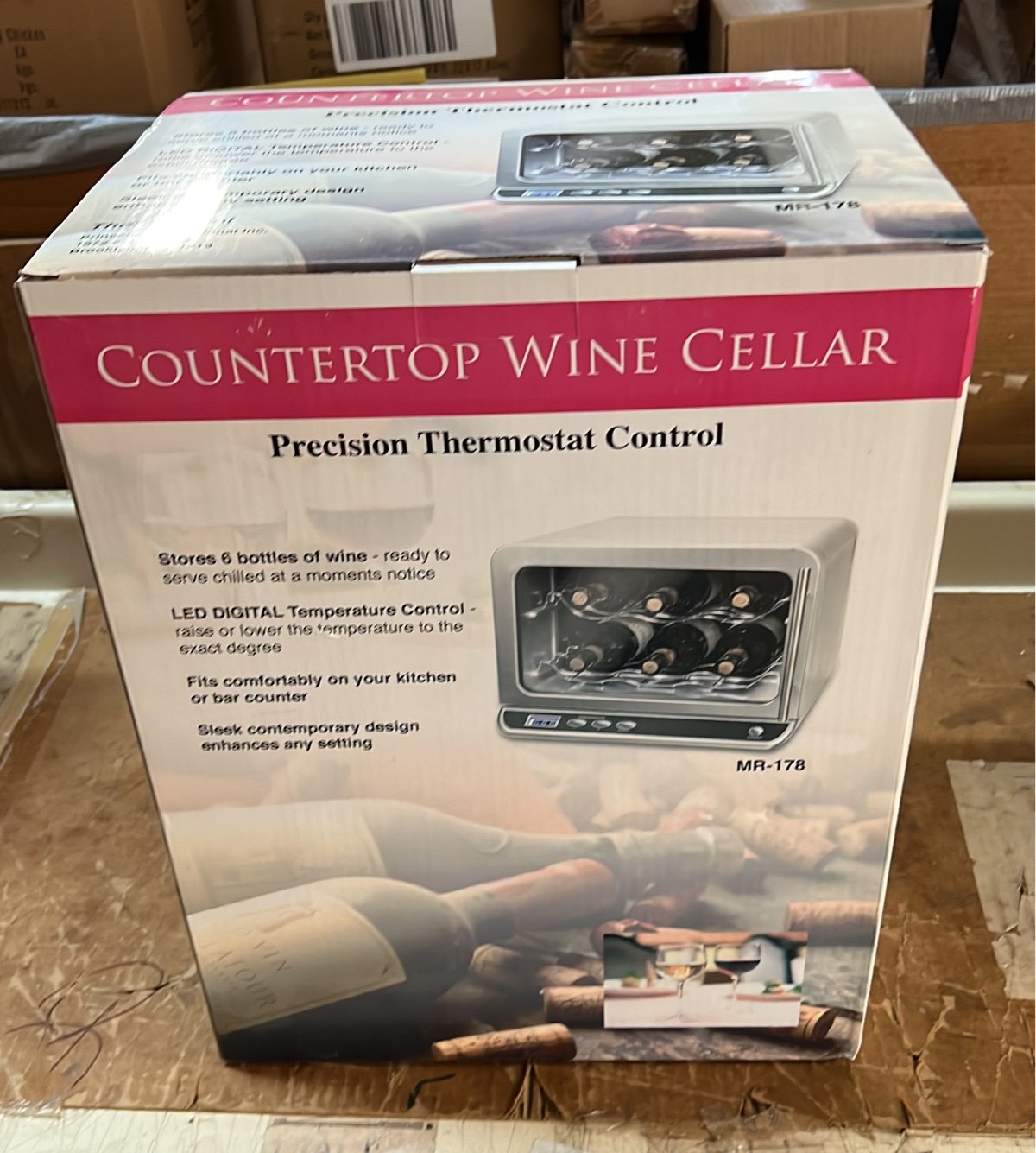 Countertop wine cellar