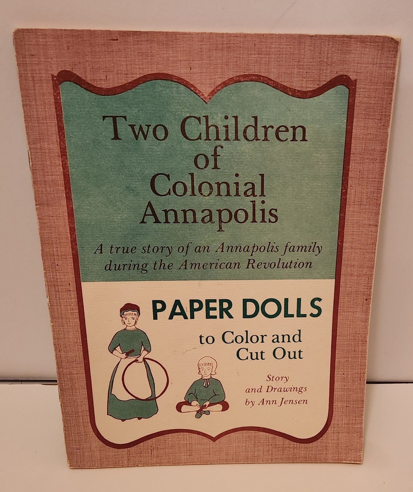 Rare HTF Vintage Book 2 Children Annapolis [C-35]
