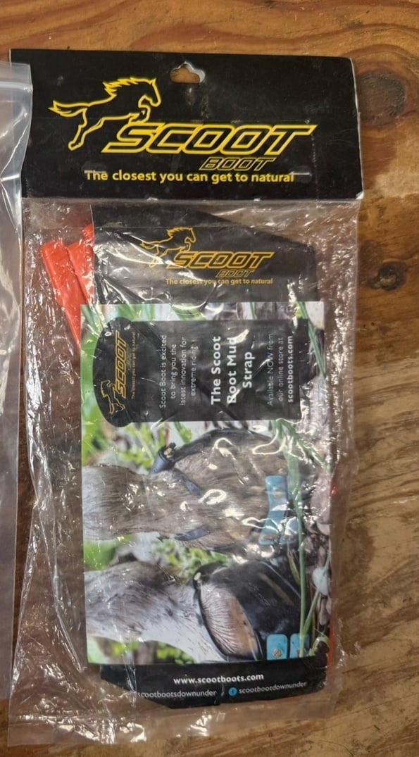 Scoot boot mud straps