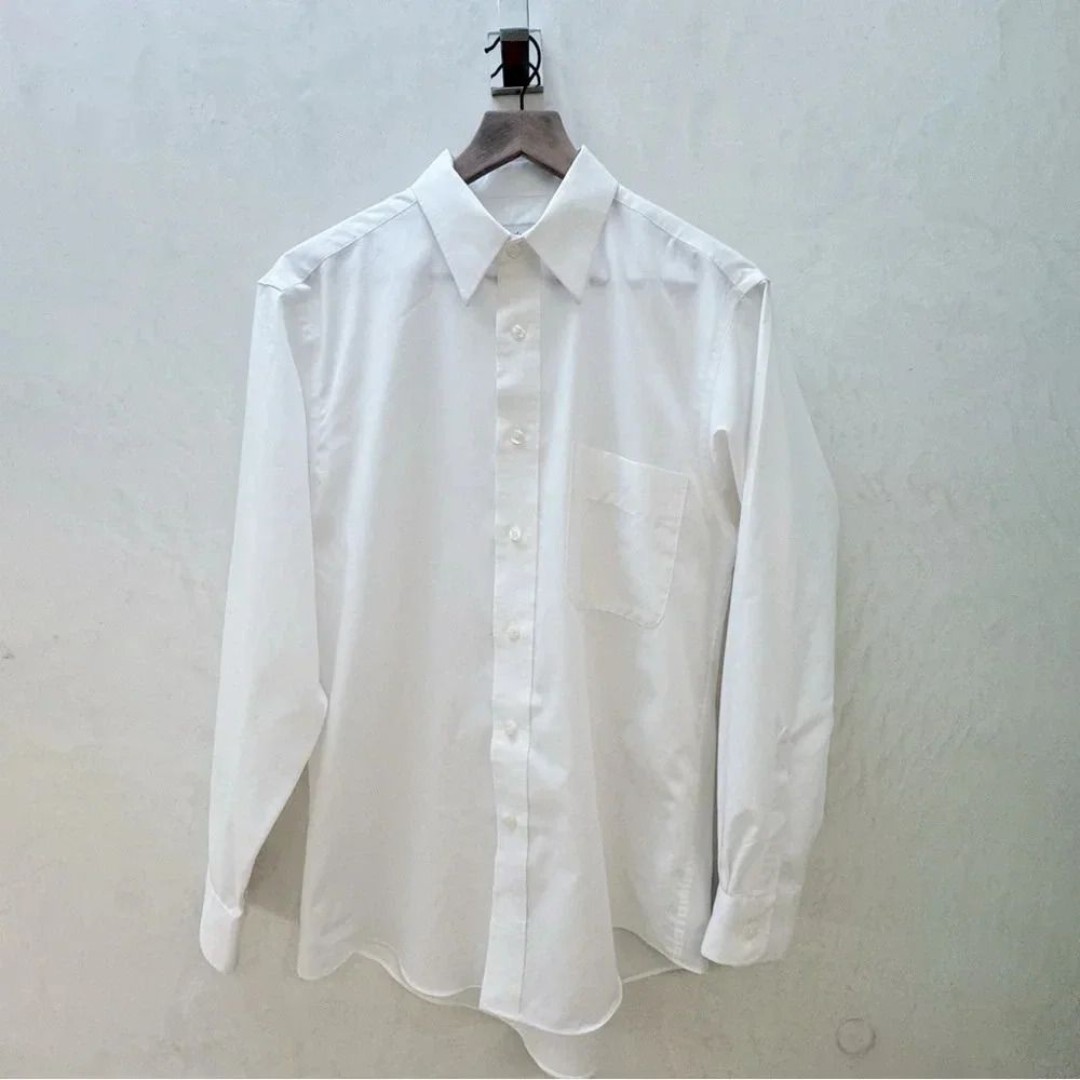 Yves Saint Laurent | Button Down Shirt Size M Crisp White Career Dress City