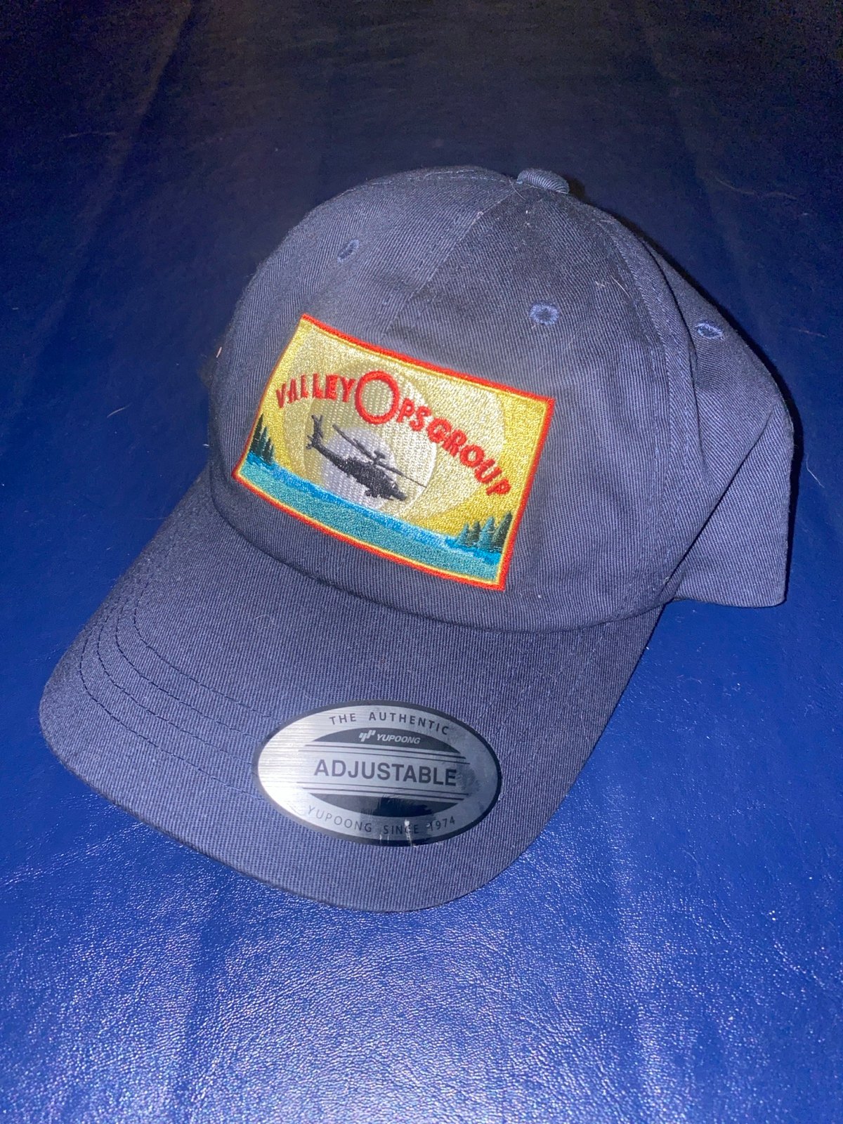 New valley ops group forward observations white phosphor hat logo