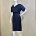 Dark Grey Danutana Virgin Wool Pencil Work Dress